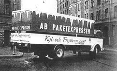 Kyl & Frysexpressen - Första frysbilen, 1966.